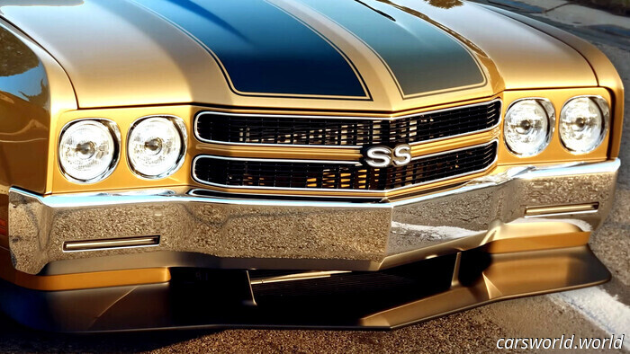 Этот современный Chevelle 70/SS мощнее Bugatti Chiron | Carscoops